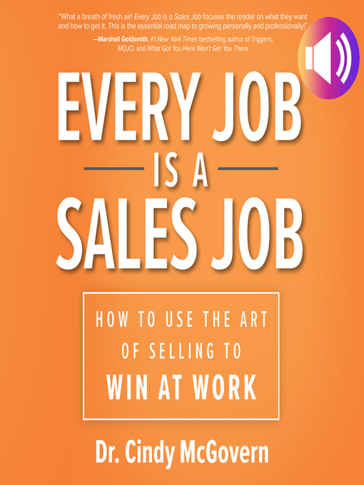 Title details for Every Job is a Sales Job by Cindy McGovern - Wait list